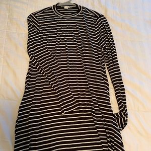 Francesca’s Black & White Striped Dress